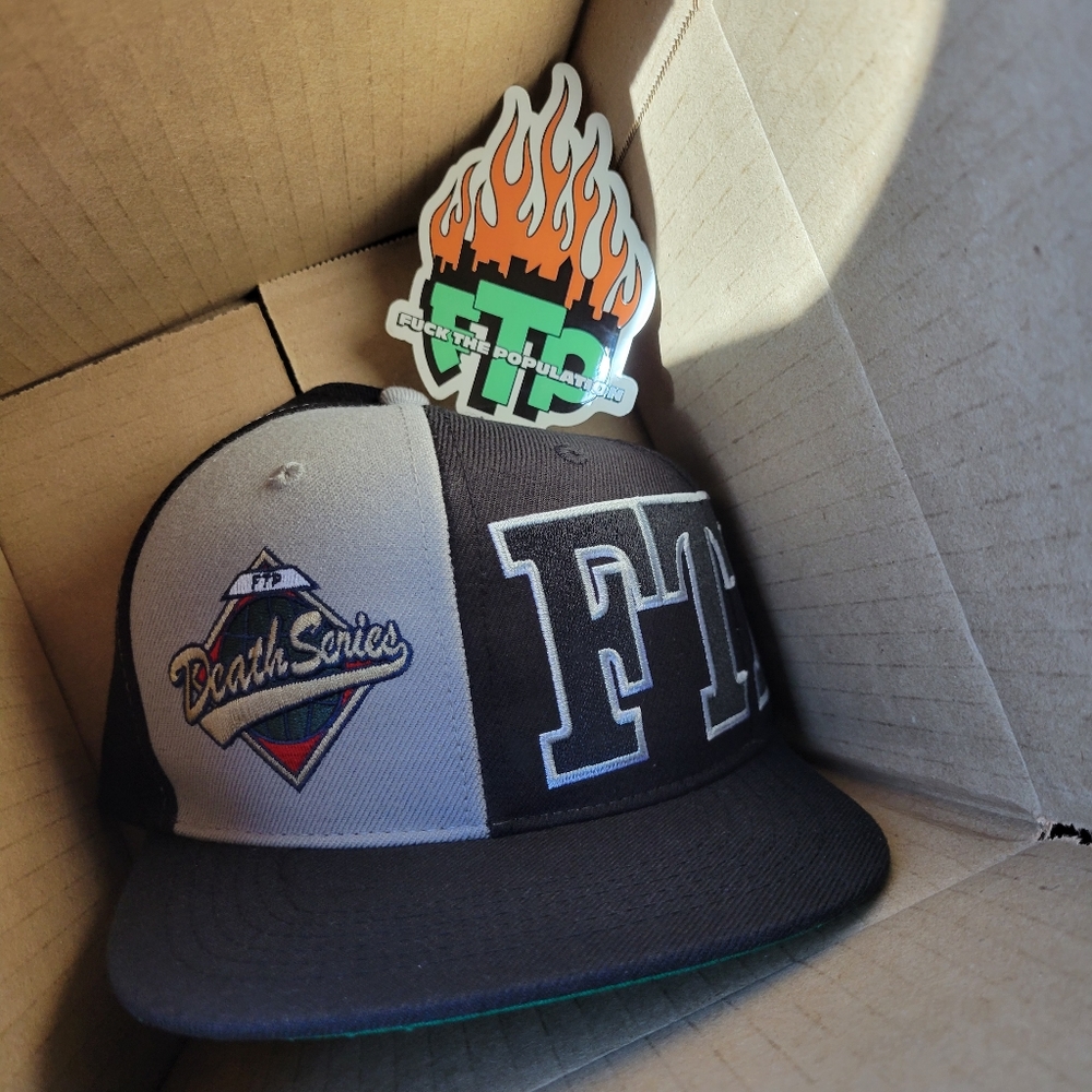 "FUCKTHEPOPULATION", LIMITED EDITION, HAT, "FTP". (ONE SIZE)